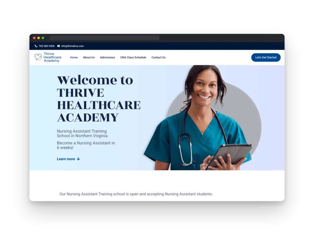 Thrive Healthcare Academy